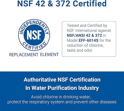 AQUACREST UKF7003 Refrigerator Water Filter, Replacement for Maytag UKF7003, UKF7002AXX, Whirlpool EDR7D1, UKF7003AXX, UKF7002, 7003AXXP, UKF7001AXX, UKF6001AXX, UKF5001, 2 PACK