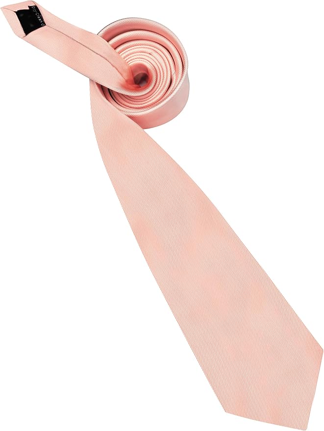 GUSLESON Classic New 3.15"（8cm） Men's Solid Color Necktie Wedding Business Tie + Gift Box