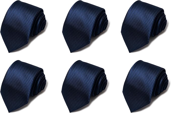 Tie For Men Necktie Woven Jacquard Neck Ties Set 6 PCS