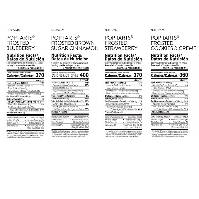Pop-Tarts Toaster Pastries, Breakfast Foods, Kids Snacks, Variety Pack (60 Pop-Tarts)