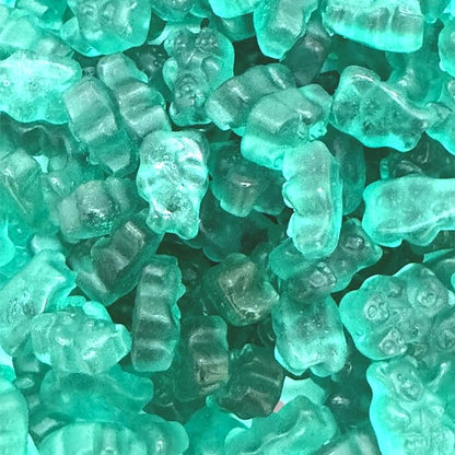 Irresistibly Delicious Light Blue Watermelon Gummy Bears - 1.5 lbs of Fruity Bliss-Soft, Chewy, and Bursting with Tangy Delight-Great for Kids and Adults of All Ages(24 oz)