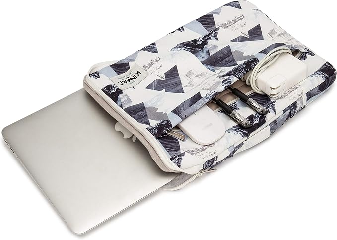 Kinmac 360° Heavy Duty Protective Laptop Sleeve Case Bag Cover with Handle for MacBook Air 13 inch,iPad Pro 13 inch and 13.3 inch HP,Dell,Lenovo,Asus,Acer Laptop (Mountain)