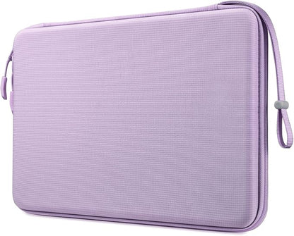 FINPAC Hard Laptop Sleeve Case for 13 inch MacBook Air M4 2025 M3 2024, 14 inch MacBook Pro M5/M4/M3/M2 A3401 A3185 A2918 A2992, 13'' Air/Pro, Waterproof Case for Dell, Surface Laptop, HP, Acer, Lilac