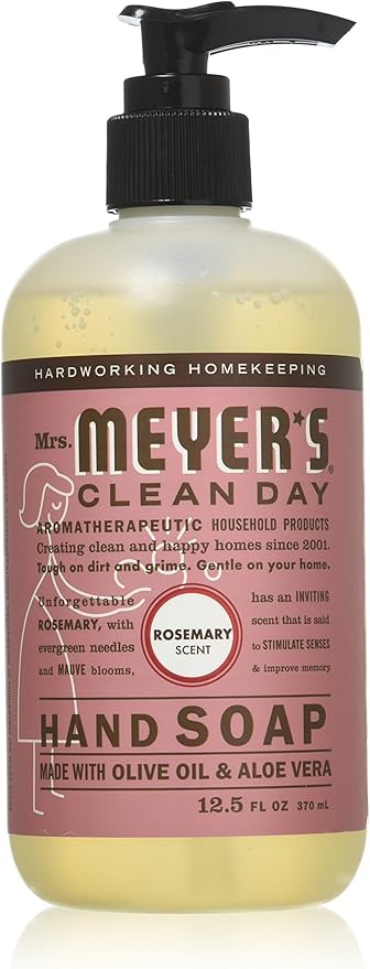 Mrs. Meyer'S Hand Soap Liq Rosemary 12.5 Fz