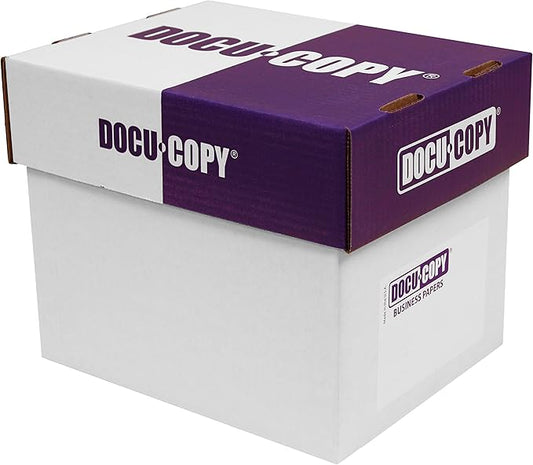 7593 Reinforced Premium Multipurpose Copy Paper 24lb 8.5" x 11" 3 Holes 1 Case/5 Reams/2500 Sheets
