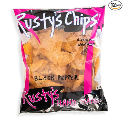 Rusty’s Chips - Crunchy & Healthy Chips for a Quick Bite - Gluten Free Chips, No Preservatives, Non-GMO, Vegan-Friendly Snack Pack