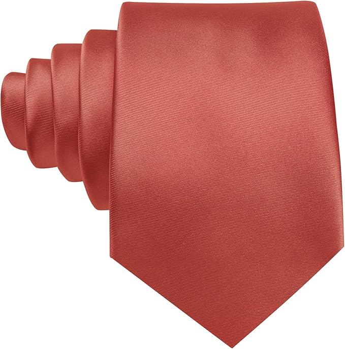 Barry.Wang Tie Sets for Men Silk Solid Necktie Stain Ties Handkerchief Pocket Square Cufflinks Wedding Business Dyed