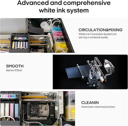 Procolored F13 Panda DTF Printer A3 L1800 Apparel Printer Transfer Printing Machine T-Shirt Direct to Film with White Ink Circulation and Semi-Automatic Cleaning