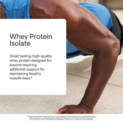 THORNE - Whey Protein Isolate - 21 Grams of Easy-to-Digest Whey Protein Powder - NSF Certified for Sport - Vanilla - 29.5 Ounces - 30 Servings