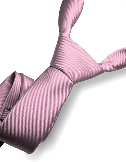 RBOCOTT Solid Color Tie Formal Necktie for Men