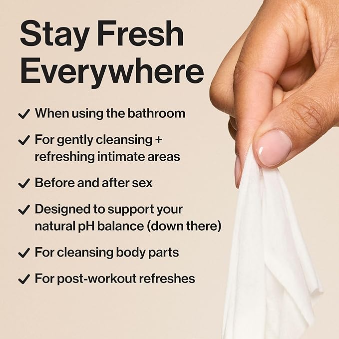 The Honest Company Hypoallergenic Flushable Wipes for Sensitive Skin, Gilded Wings, 42 Count