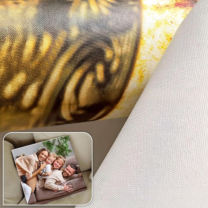 Premium Polyster Matte Canvas Roll, Quick Dry, Wide Format Inkjet Printer Compatible, Perfect for Fine Art, Photography, Giclée Printing, Archival Quality Prints. (290GSM 24"x60' Polyester)