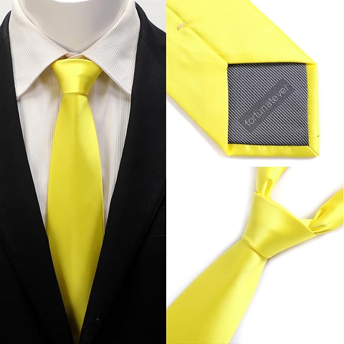 Mens Solid Satin Mens Tie With Hanky,Handmade Neckties For Men