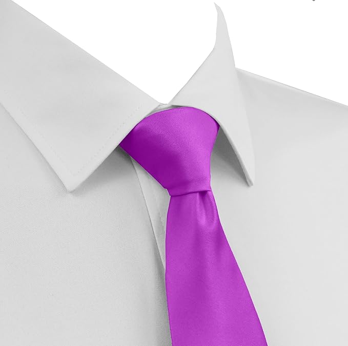 trilece Ties for Men - Men's Solid Color Ties - Formal Neckties for Men - Neck Tie for Man