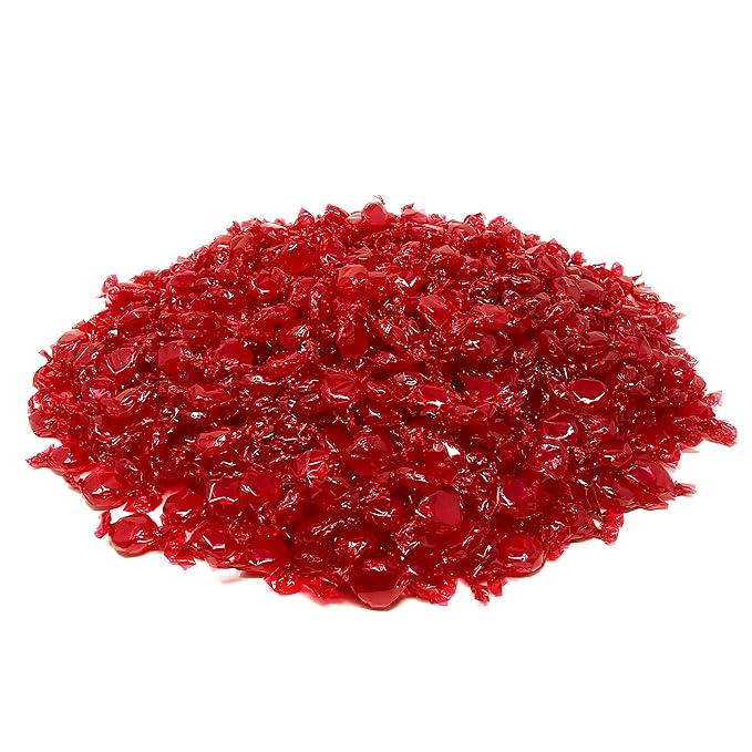 Holiday Cinnamon Hard Candy Disks - 10 lbs - Cinnamon Flavored Old School Classic Hard Candies - Bulk American Vintage Candy Assortment- Individually Wrapped, 160 oz.