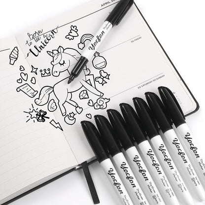 Dry Erase Markers 72 Pack, Black Whiteboard Markers With Fine Tip, Low Odor Dry Erase Markers for School Office Home