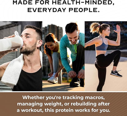 Muscle Feast Grass-Fed Whey Protein Isolate, All Natural Hormone Free Pasture Raised, Whey Isolate Protein Powder for Men and Women, Clean, Gluten-Free, Delicious Isolate Protein - Chocolate, 5lb