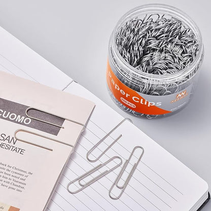 NEEWAY 300pcs Large Paper Clips, Jumbo Paper Clip, 2 Inch Paperclips (Pack of 2)