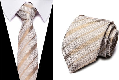 Tie For Men Necktie Woven Jacquard Neck Ties Set 6 PCS