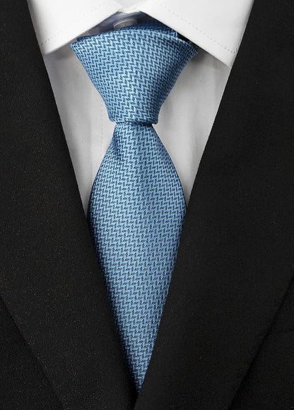Adulove Men's Necktie Classic Silk Tie Woven Jacquard Neck Ties 6 PCS