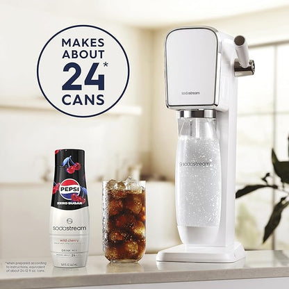 SodaStream Pepsi Wild Cherry, MTN Dew Code Red, Starry & Mug Root Variety Pack, Zero Sugar, 440ml Pack of 4