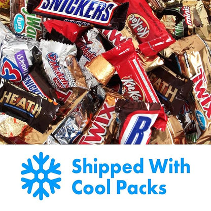 Chocolate Candy Variety Pack, Bulk Chocolate Individually Wrapped Candy, Mini Chocolate Candy Variety Pack, Ideal, Perfect for Parties, Office Treats, and Holiday Celebrations (3 Pound)