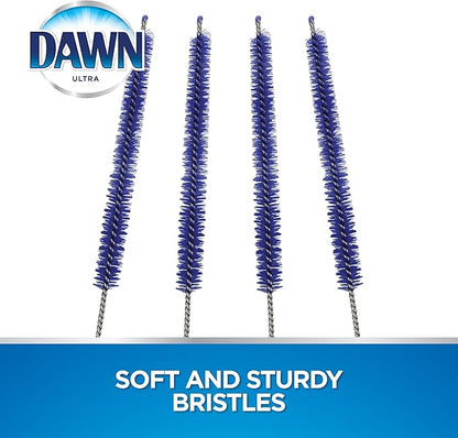 Dawn Straw Cleaning Brush for Reusable Straws, 4 pack