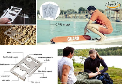 SHBC Waterproof First Aid Kit (228pcs) with All Basic or Advanced Supplies You Need. Suitable for Emergencies at Home or Outside, Travel, Home, Camping, Camouflage Grey