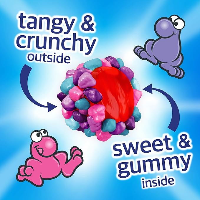 Nerds Gummy Clusters Candy, Very Berry, 3 Ounce (Pack of 24)