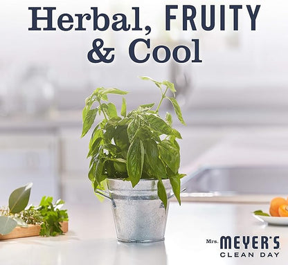 Mrs. MEYER'S CLEAN DAY Hand Soap Refill Scent Variety Pack 2 CT (Basil + Lemon Verbena)