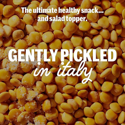 Brami Lupini Beans Snack, Sea Salt & Vinegar | 7g Plant Protein, 0g Net Carbs | Vegan, Vegetarian, Keto, Plant Based, Mediterranean Diet | 1.1 Ounce (Pack of 8)