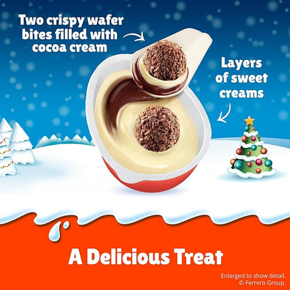 Kinder Joy Eggs, 6 Count, Treat Plus Toy, Sweet Creams and Chocolatey Wafers, Individually Wrapped, 4.2 oz