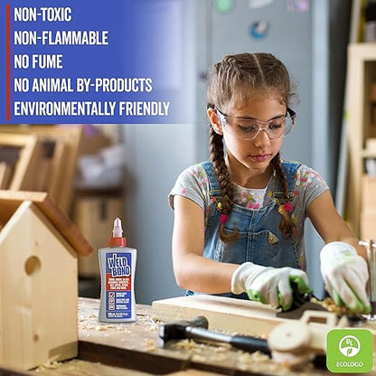 Weldbond Multi-Surface Adhesive Glue, Bonds Most Anything! Wood Glue for Furniture or Carpentry Fabric Glass Mosaic Ceramic Jewelry Stone & More. Non-Toxic, Dries Crystal Clear. 5.4oz /160ml 12-Pack