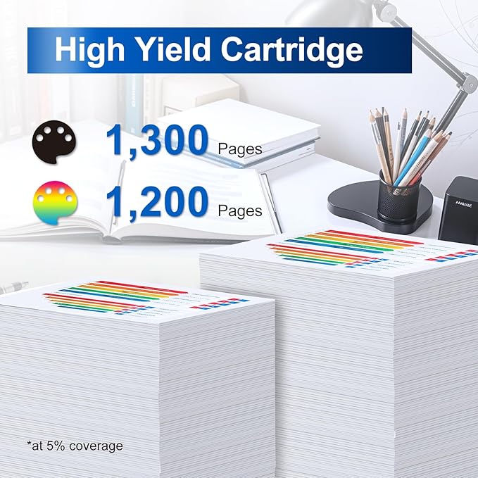 218A Toner Cartridges 4 Pack (with Chip) 3301fdw Replacement for HP 218A 218X Work for HP Color Laserjet Pro MFP 3301fdw 3201dw 3301sdw 3301cdw Printer High Yield Ink W2180A W2180X (4 Pack, B/C/Y/M)