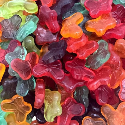 Irresistibly Delicious Mini Butterfly Gummies - 1.5 lbs Lusciously Flavorful Soft & Chewy Candy Snack, Fruity Flavor Assortment-Great for Kids and Adults of All Ages(24 oz)