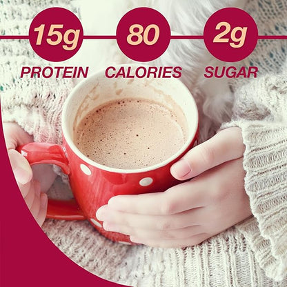 ProtiDIET High Protein Hot Cocoa Mix - 15g Protein - Quick and Easy-to-Prepare - Hot Cocoa High Protein Drink - 7 Packets