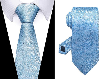 Tie For Men Necktie Woven Jacquard Neck Ties Set 6 PCS
