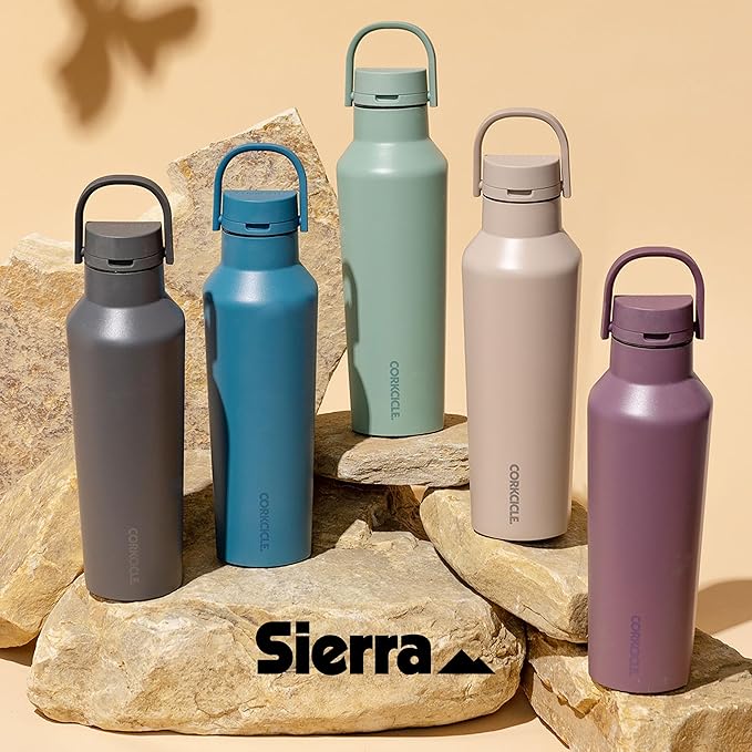 Corkcicle Classic Coffee Mug - Triple Insulated Stainless Steel Travel Mug - Shatter-Proof Lid - Easy Grip - Keeps Drink Hot Over 3 Hours - Holiday Mug Gift - Great for Gifting Warmth - 16 oz - Desert