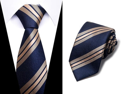 Tie For Men Necktie Woven Jacquard Neck Ties Set 6 PCS