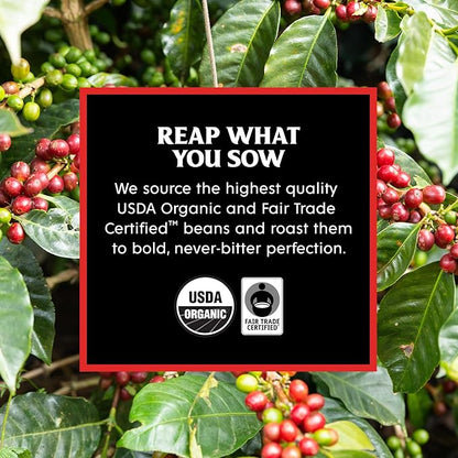 Death Wish Coffee, Whole Bean Espresso Roast - Organic, Fair Trade, Arabica and Robusta Coffee Beans, 14 ounce (Pack of 2)