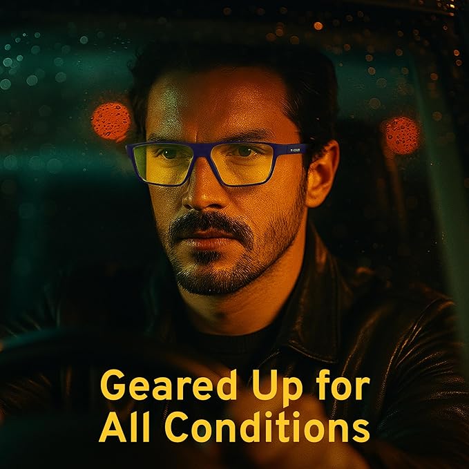 Titan Gaming Glasses, Anti Blue Light Glasses Men, UV400 Protection Blue Light Blocking Glasses for Computer Eye Strain