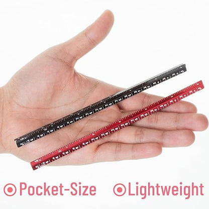 Mr. Pen- 6 Inch, 2 Pack, Pocket Size Ruler, Small Architectural Scale