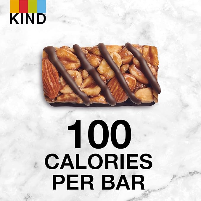 KIND Minis Healthy Snack Bar, Peanut Butter Dark Chocolate, 3g Protein, Gluten Free Bars, 0.7 OZ, (80 Count)