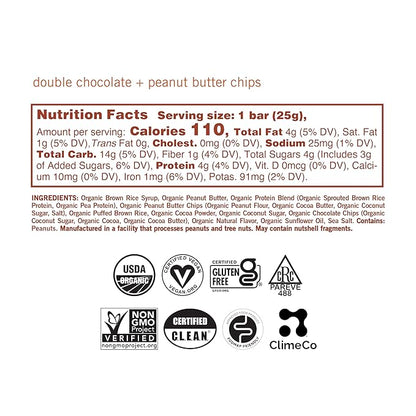 GoMacro MacroBar Mini Organic Vegan Protein Bars, Variety Pack, 0.9 Oz, 24 Count