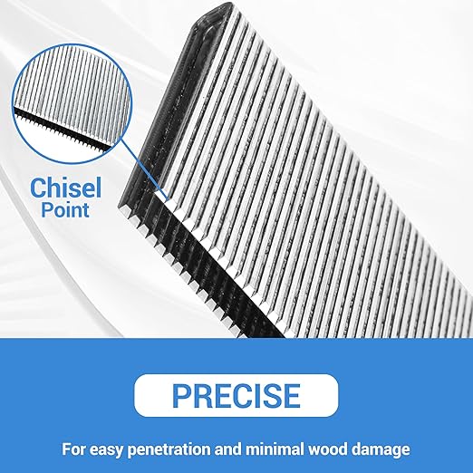 meite 18 Gauge 1/4-Inch Narrow Crown Staples, 1-1/2-Inch Length Heavy Duty Galvanized Upholstery Staples for Electric or Pneumatic Narrow Crown Stapler Guns (8 Boxes)