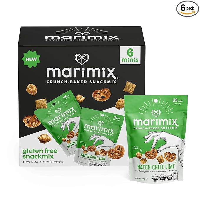 Marimix Mini Snack Mix - 6 pack (Mini Hatch Chile Lime, 6 Pack)