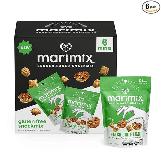 Marimix Mini Snack Mix - 6 pack (Mini Hatch Chile Lime, 6 Pack)