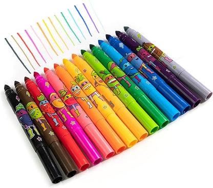 Smarkers - Washable Scented Markers, Assorted Colors, Medium Tip, 14 Count