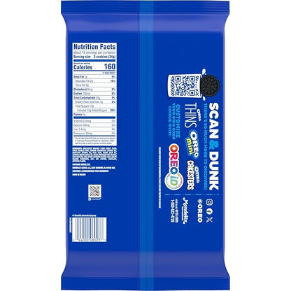 OREO Chocolate Sandwich Cookies, Family Size, 12 - 18.12 oz Packs