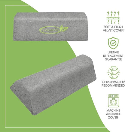 Lumbar Traction Fulcrum - Firm - Gentle Posture Corrector - Lower Back Stretcher Device, Spine Stretcher, Back Traction